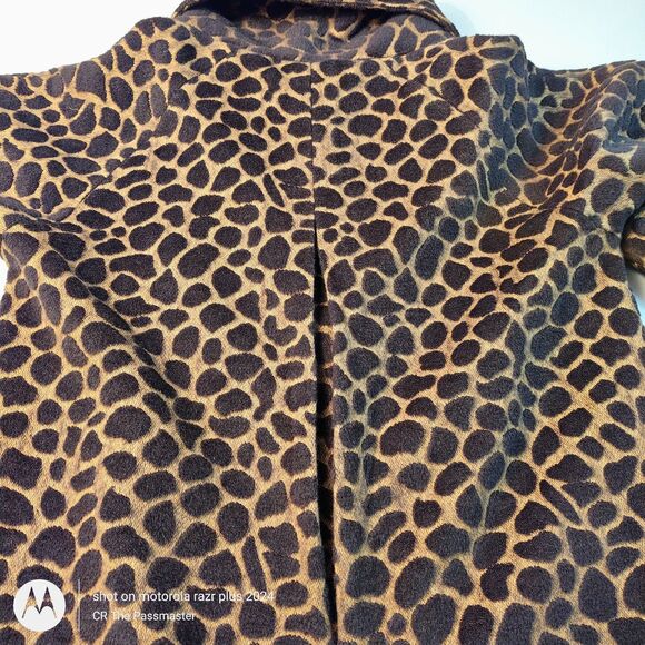Women's Luii Giraffe Print Swing Coat US Size S *The Passmaster* - Picture 9 of 9